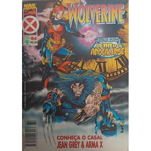 WOLVERINE COMEÇA AGORA A ERA DO APOCASLIPSE CONHECA O CASAL JEAN GREY & ARMA X N° 64 / FORMATINHO