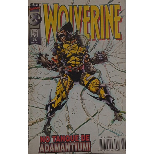 WOLVERINE NO TANQUE DE ADAMANTIUM! N° 76 / FORMATINHO