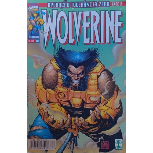 WOLVERINE OPERAÇÃO TOLERÂNCIA ZERO FASE 2 N° 87 / FORMATINHO