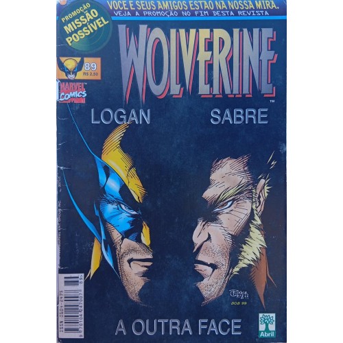 WOLVERINE LOGAN SABRE A OUTRA FACE N° 89 / FORMATINHO