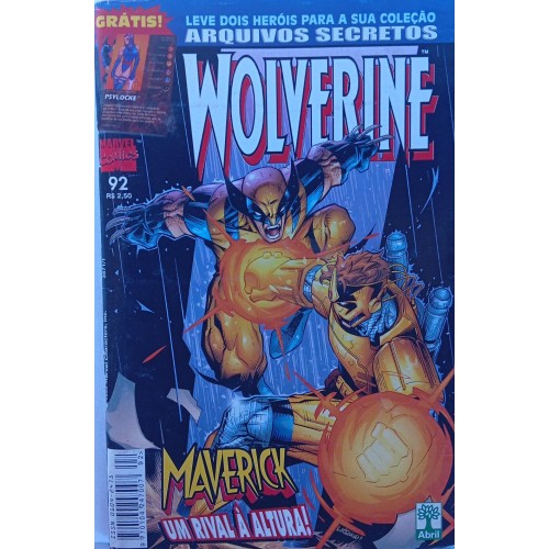 WOLVERINE MAVERICK UM RIVAL À ALTURA! N°91 / FORMATINHO