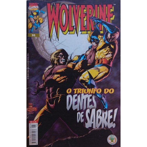 WOLVERINE O TRIUNFO DO DENTES DE SABRE! N° 95 / FORMATINHO
