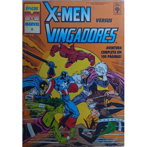 X-MEN VERSUS VINGADORES ÉOICOS MARVEL N° 2 / FORMATINHO