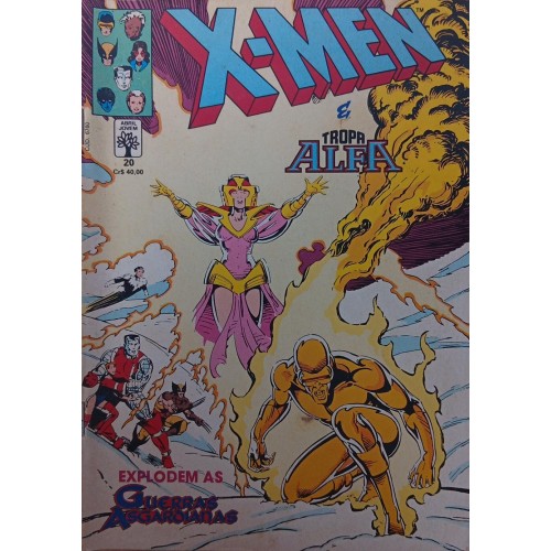 X-MEN E TROPA ALFA EXPLODEM AS GUERRAS ASGARDIANAS N° 20 / FORMATINHO