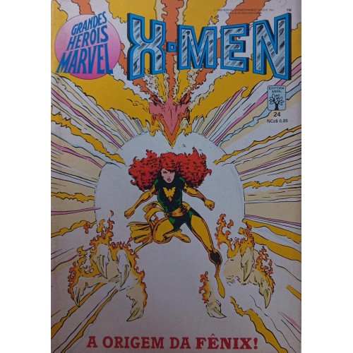 X-MEN GRANDES HERÓIS MARVEL A ORIGEM DA FÊNIX! N° 24 / FORMATINHO