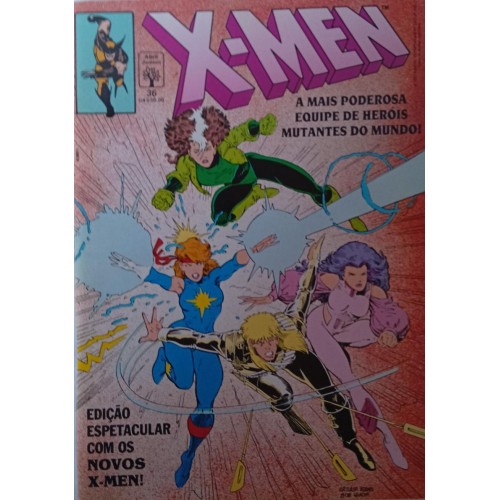 X-MEN A MAIS PODEROSA EQUIPE DE HRÓIS MUTABTES DO MUNDO! N° 36 / FORMATINHO