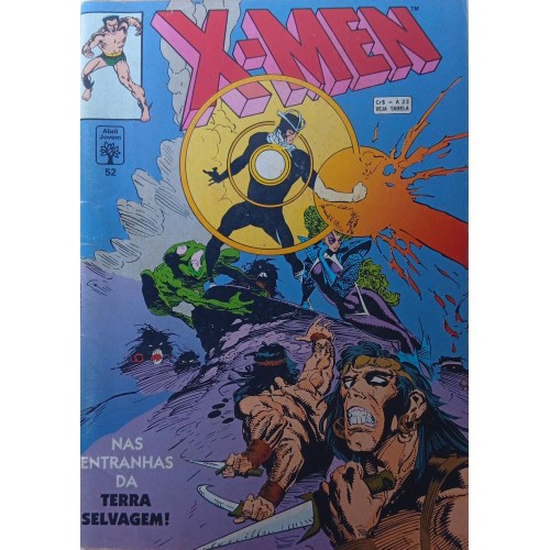 X-MEN NAS ESTRANHAS DA TERRA SELVAGEM! N° 52 / FORMATINHO
