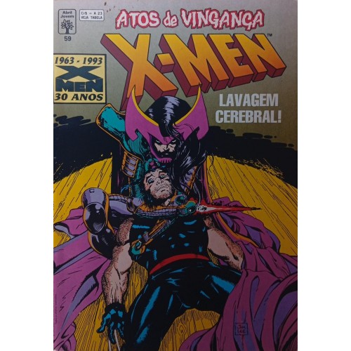 X-MEN ATOS DE VINGANÇA LAVAGEM CEREBRAL!   N° 59 / FORMATINHO