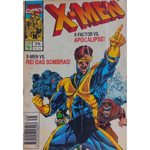 X-MEN X-FACTOR  VS. APOCALIPSE! X-MEN VS. REI DAS SOMBRAS! N° 75 / FORMATINHO