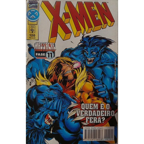 X-MEN MASACRE FASE 11 QUEM É O VERDADEIRO DERA?  N° 120 / FORMATINHO