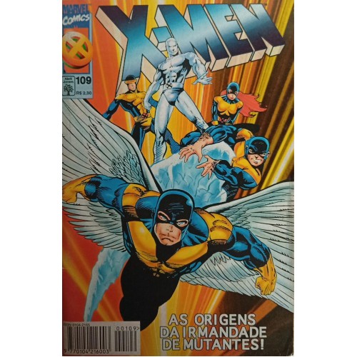X-MEN AS ORIGENS DA IRMANDADE DE MUTANTES! N° 109 / FORMATINHO