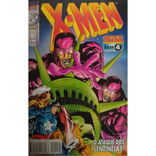 X-MEN MASACRE FASE 4 O ATAQUE DOS SENTINELAS! N° 119 / FORMATINHO
