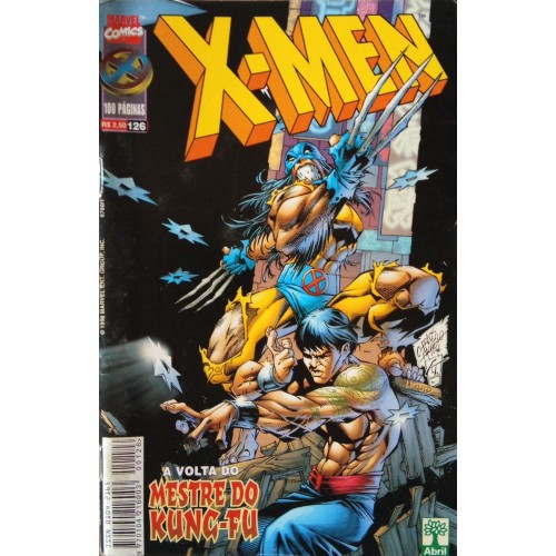 X-MEN A VOLTA DO MESTRE DO KUNG-FU N° 126 / FORMATINHO