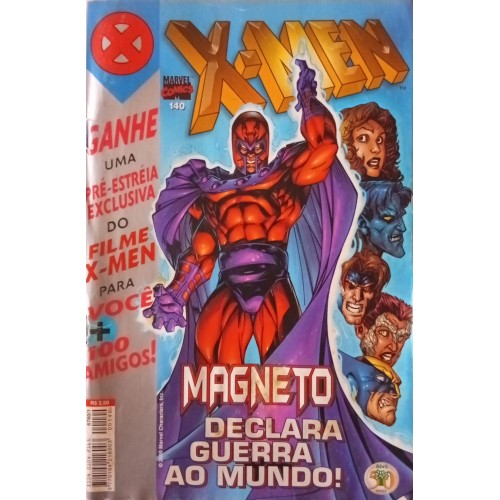 X-MEN MAGNETO DECLARA GUERRA AO MUNDO! N° 140 / FORMATINHO