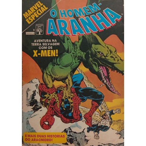 O HOMEM-ARANHA AVENTURA TERRA SELVAGEM COM OS X-MEN! N° 6 / FORMATINHO