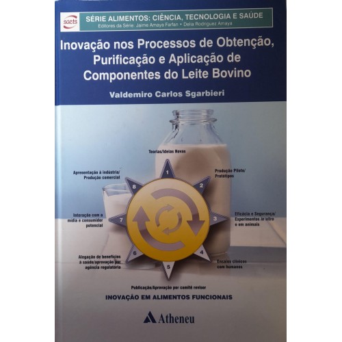 INOVAÇÃO NOS PROCESSOS DE OBTENÇÃO,PURIFICAÇÃO E APLICAÇÃO DE COMPONENTES DO LEITE BOVINO/VALDEMIRO CARLOS SGARBERI