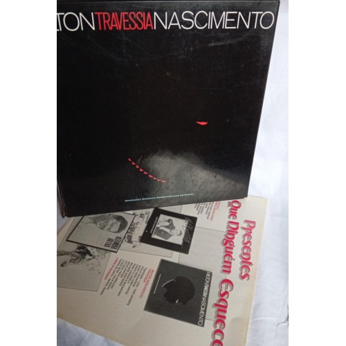 BOX MITON NASCIMENTO TRVESSIA 5 LPs