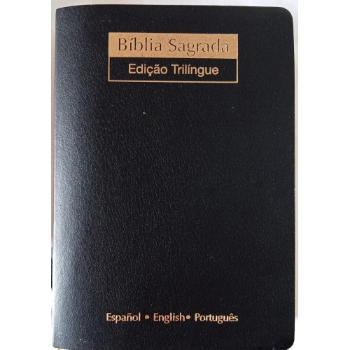 BIBLIA SAGRADA EDIÇÃO TRILÍNGUE