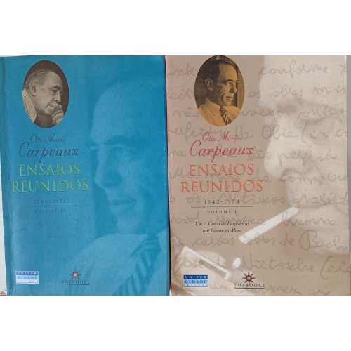 ENSAIOS REUNIDOS 1942-1978 E 1946-1971 DIOS VOLUMES/OTTO MARIA CARPEAUX