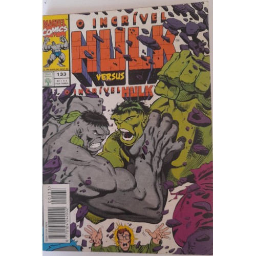 O INCRIVEL HULK N°133/HULK VERSUS O INCRÍVEL HULK/PETER DAVID