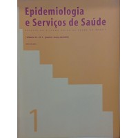 EPIDEMIOLOGIA E SERVIÇO DE SAÚDE VOLUME 14 N°1 AO 4 EPIDEMIOLOGIA E SERVIÇO DE SAÚDE VOLUME 14 N°1 AO 4