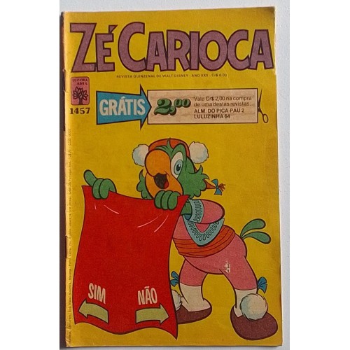 ZÉ CARIOCA NÚMERO 1457 ANO 1979