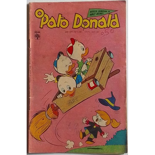 O PATO DONALD NÚMERO 1182 ANO 1974