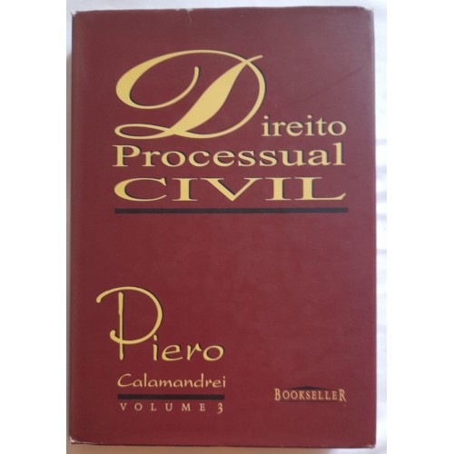 DIREITO PROCESSUAL CIVEL VOL.3/PIERO CALAMANDREI