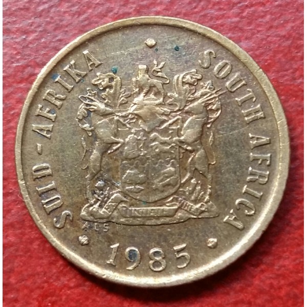 AFRICA DO SUL 00,1 CENT. ANO 1985