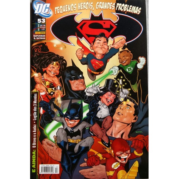 SUPERMAN & BATMANPEQUENOS HEROIS,GRANDES PROBLEMAS NÚMERO 53