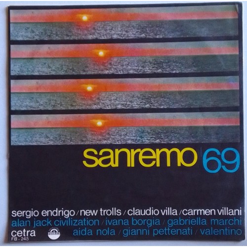 LP XIX FESTIVAL DELLA CANZONE ITALIANA  SANREMO 69