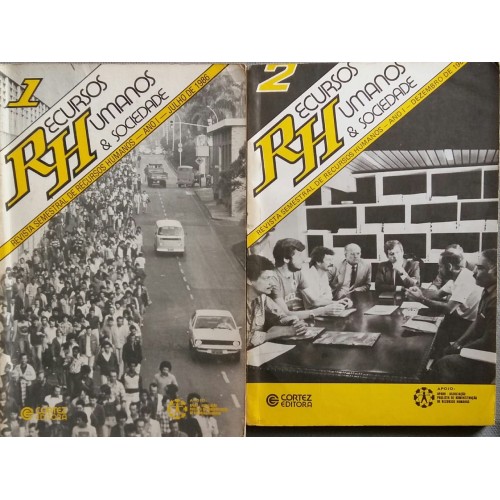 RECURSOS HUMANOS & SOCIEDADE VOLUME 1 E 2