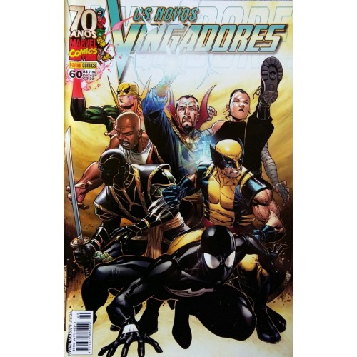 OS NOVOS VINGADORES COM O POSTER CALEMBARIO VOLUME 60