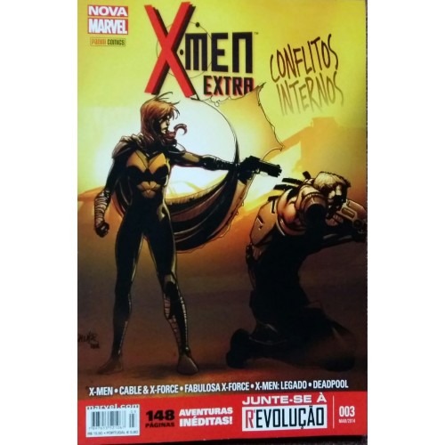 X-MEN EXTRA JUNTE SE A REVOLUÇÃO CONFLITOS INTERNOS NÚMERO 003