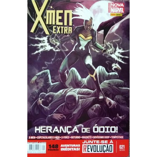 X-MEN EXTRA JUNTE SE A REVOLUÇÃO HERANÇA DE ÓDIO NÚMERO 21