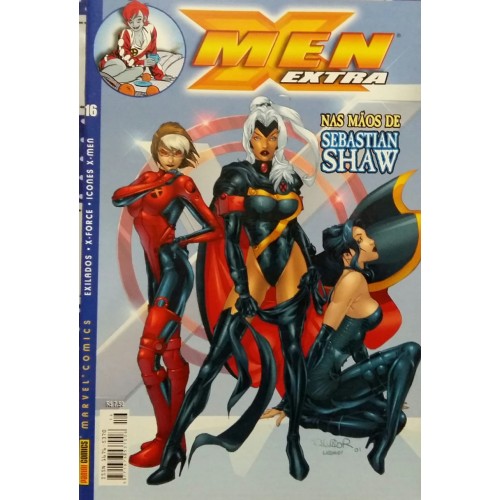 X-MEN EXTRA NAS MÃOS DE SEBASTIAN SHAW NÚMERO 16