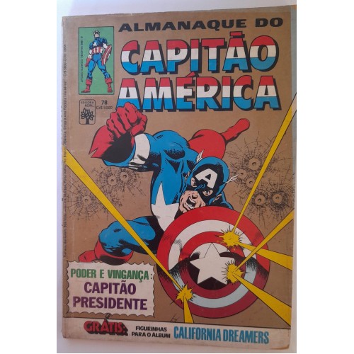 ALMANAQUE DO CAPITÃO AMERICA/ PODER E VINGANÇA CAPITÃO PRESIDENTE ALMANAQUE DO CAPITÃO AMERICA/ PODER E VINGANÇA CAPITÃO PRESIDENTE