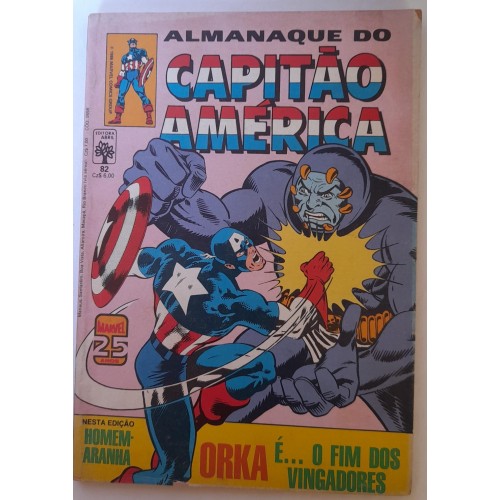 ALMANAQUE DO CAPITÃO AMERICA/HOMEM-ARANHA ORKA É..... ALMANAQUE DO CAPITÃO AMERICA/HOMEM-ARANHA ORKA É.....