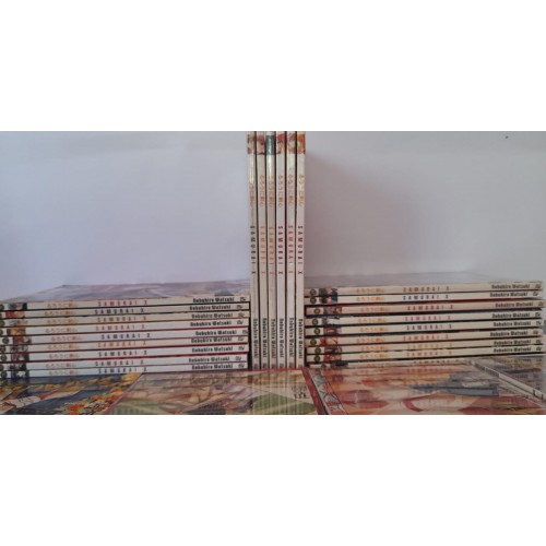 COLEÇÃO SAMURAI X 1 A 56 FALTA Nº48 E 52/NOBUHIRO WATSUKI