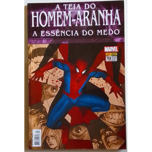 A TEIA DO HOMEM ARANHA  NÚMERO 13  A ESSÊNCIA DO MEDO
