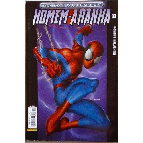 HOMEM ARANHA MARVEL MILLENNIUM NÚMERO 33