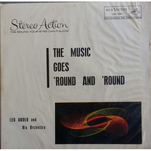 LP LEO ADDEO  AND THE ORCHESTRA THE MUSIC GOES ROUND AND ROUND