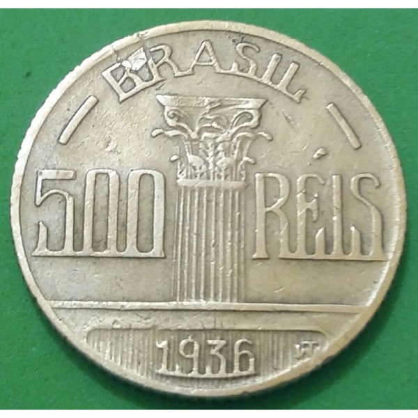 BRASIL  500 RÉIS SÉRIE BRASILEIROS ILUSTRES ANO 1936