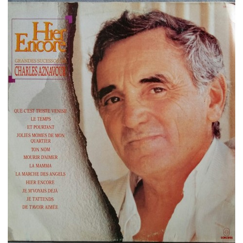 LP CHARLES AZNAVOUR HIER ENCORE GRANDES SUCESSOS 