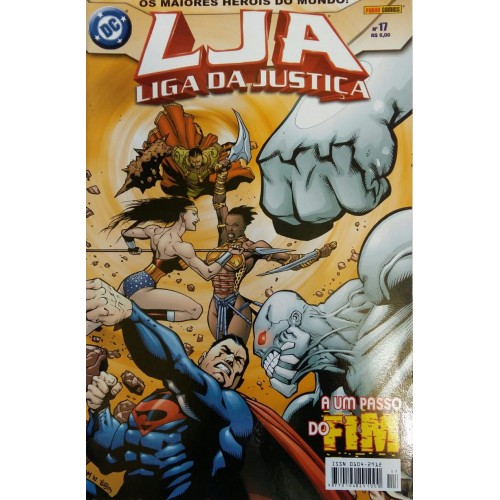 LIGA DA JUSTIÇA A UM PASSO DO FIM  NÚMERO, 17