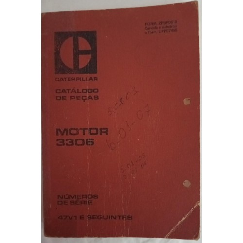 CATERPILLAR CATÁLOGO DE PEÇAS MOTOR 3306