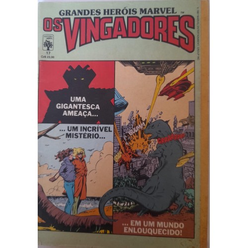 GRANDES HERÓIS MARVEL OS VINGADORES FORMATINHO N°17