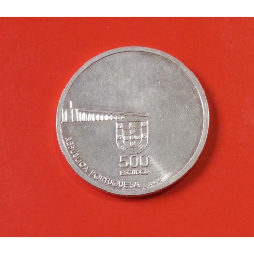 PORTUGAL 500 ESCUDO  DE PRATA ANO 1999 PONTE DO RIO LISBOA